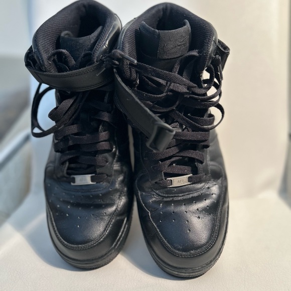 Black mid Nike air forces 2014 - Picture 5 of 7